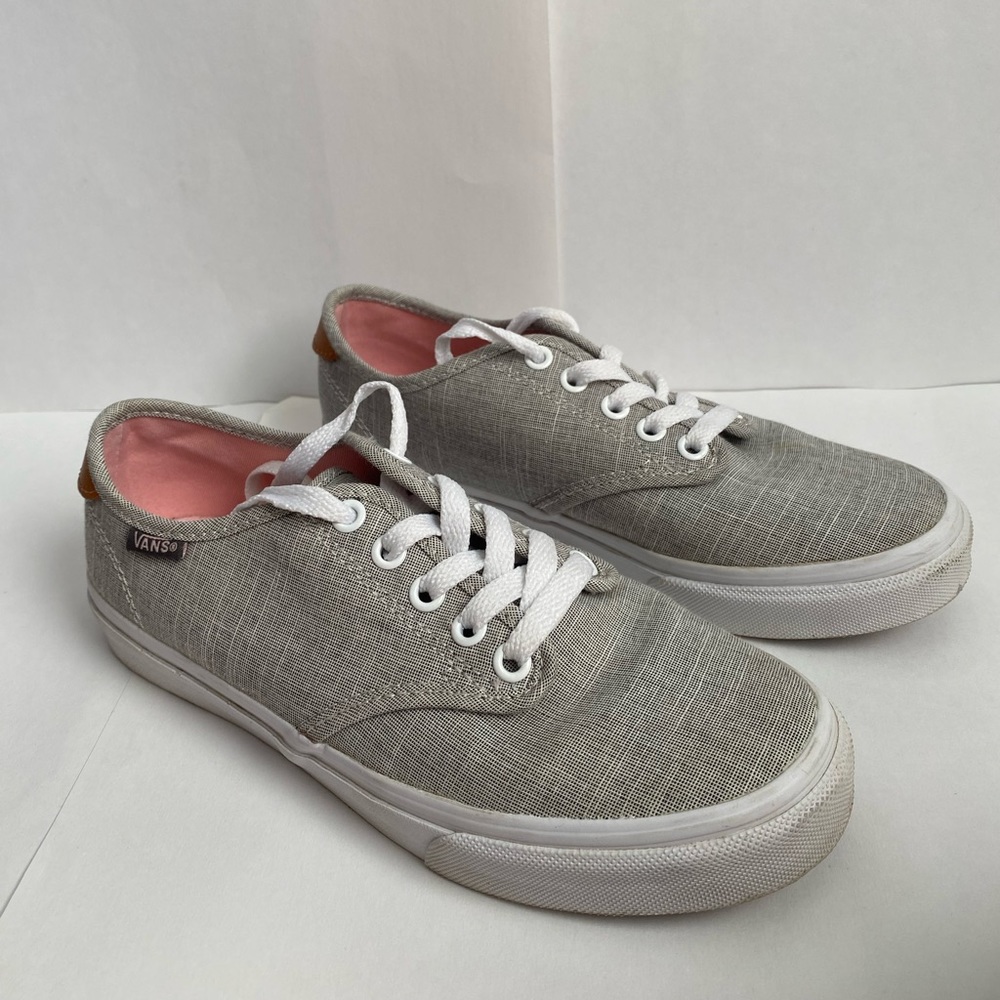 Authentic Light Grey Women Vans